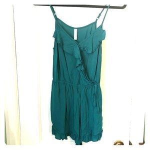 Xhilaration teal romper